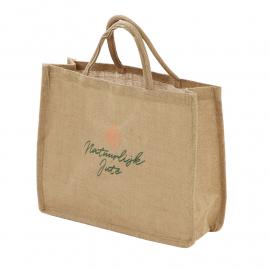 Jute boodschappentas bedrukt